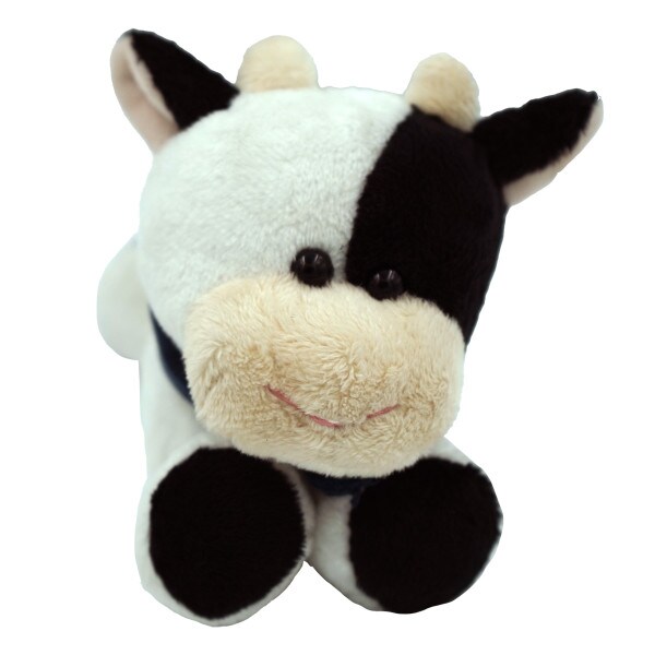 plush cow, u-state bandana